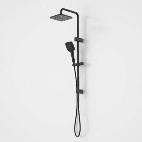 Caroma Luna Multifunction Rail Shower With Overhead Black