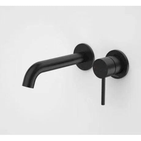 Caroma Liano II Wall Basin / Bath Mixer Set - Matte Black