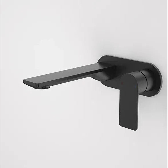 Caroma Urbane II 180mm Wall Basin/Bath Mixer Round Matte Black