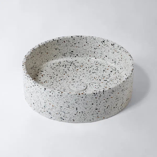 Eight Quarters Terrazzo Round Basin & Waste