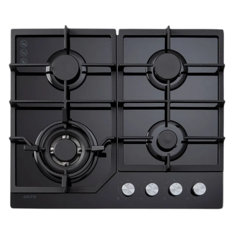 Euro Appliance 60cm Gas Cooktop (ECT600GBK2)