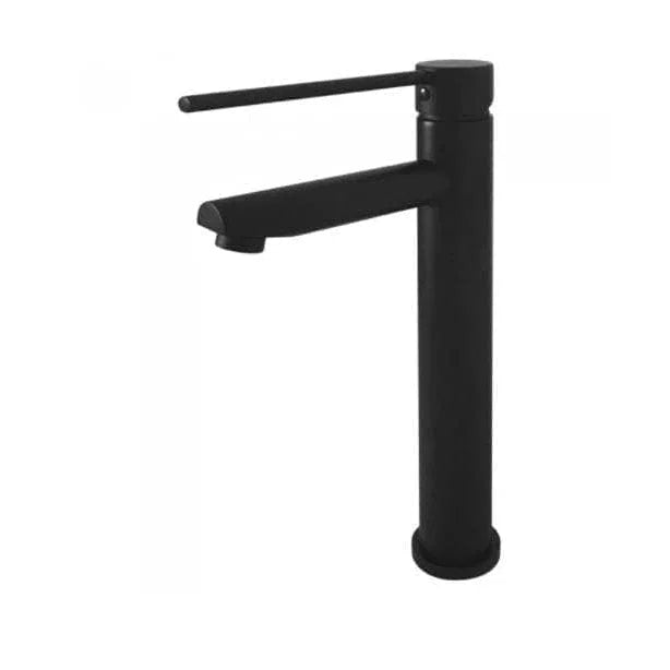 Fienza Hustle Care Tall Basin Mixer - Matte Black