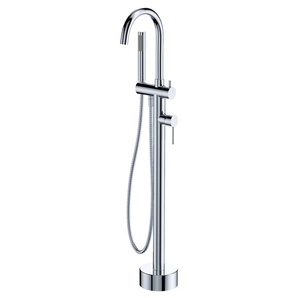 Fienza Isabella Floor Standing Bath Mixer with Hand Shower