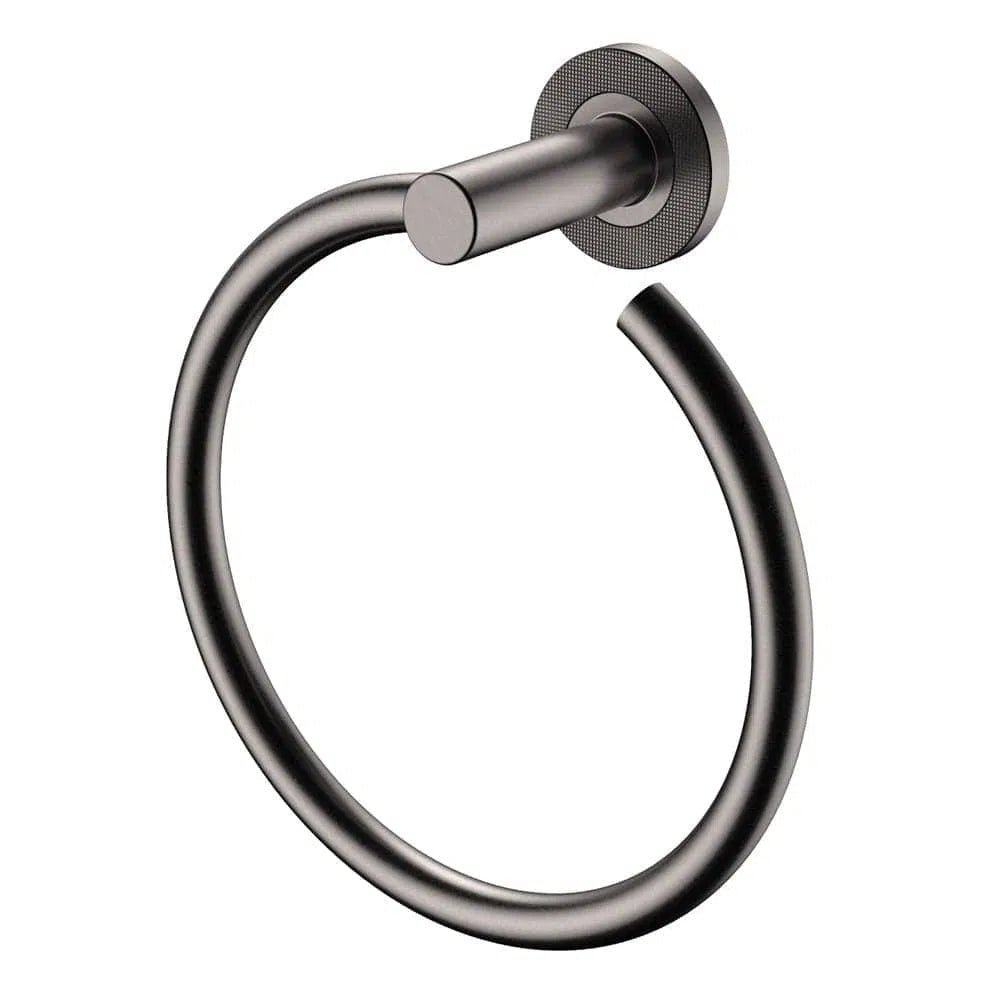 Fienza Axle Hand Towel Ring, Gun Metal