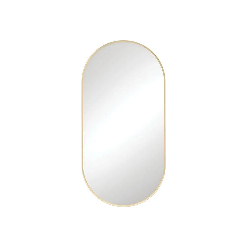 Fienza Empire Urban Brass Framed Mirror