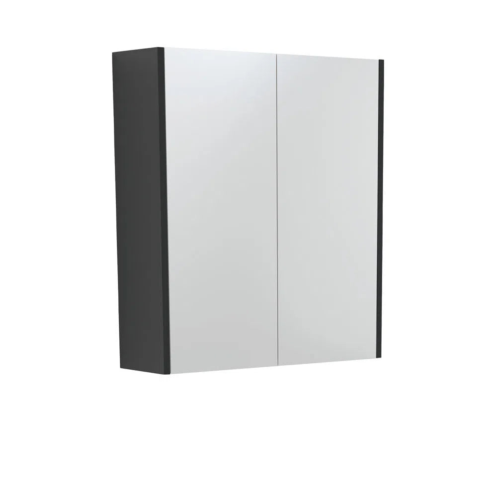 Fienza Shaving Cabinet With Matte Black Side Panels