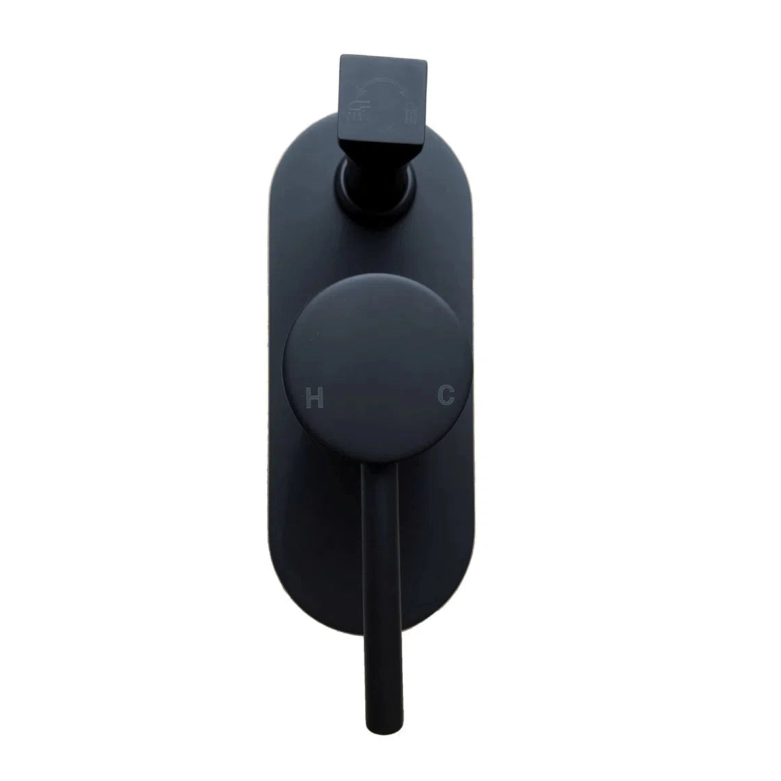 Fienza Hustle Wall Mixer Diverter Matte Black