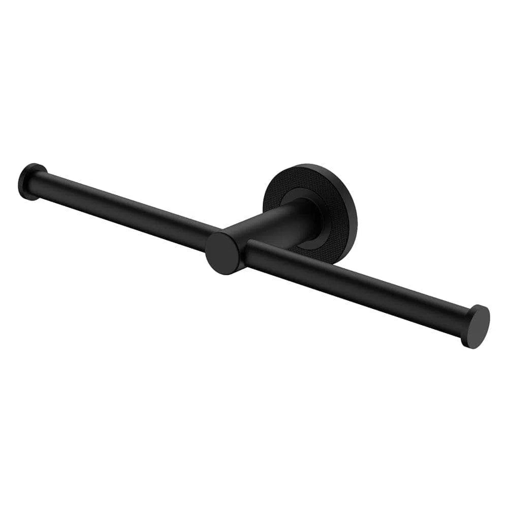 Fienza Axle Double Roll Holder, Matte Black