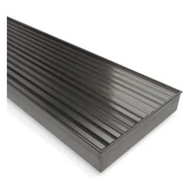 Gun Metal Grey Pvd Stainless Steel - Mesh Linear Floor Waste