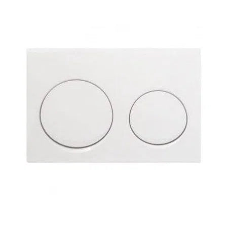 Geberit Alpha10 Actuator Flush Plate - White