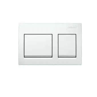 Geberit Alpha15 Actuator Flush Plate - White