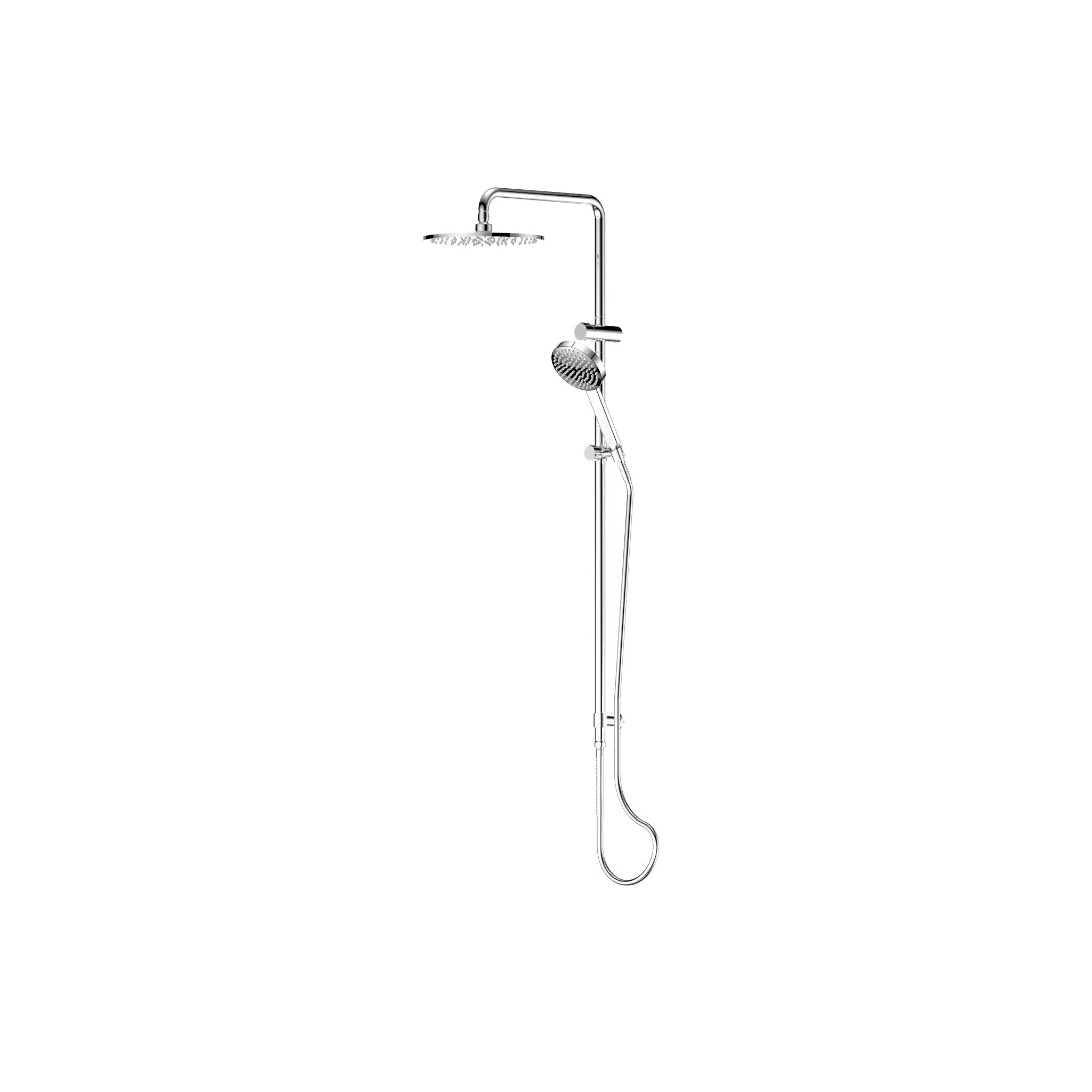 Greens Lavish Brass Twin Rail Shower