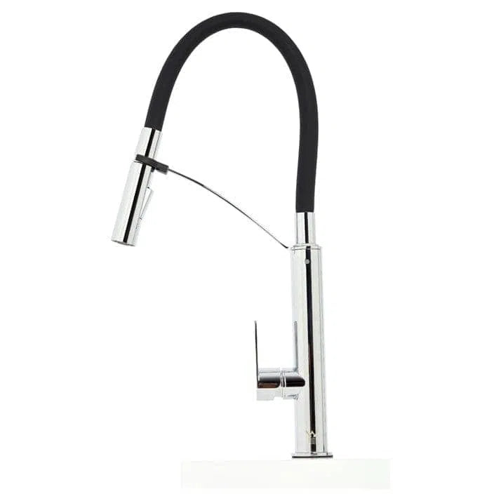 Johnson Suisse Sardina Black Flexi Hose Sink Mixer