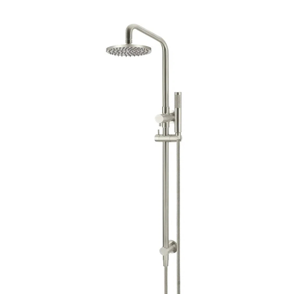 Meir Round Combination Shower Rail, Single Function Hand Shower