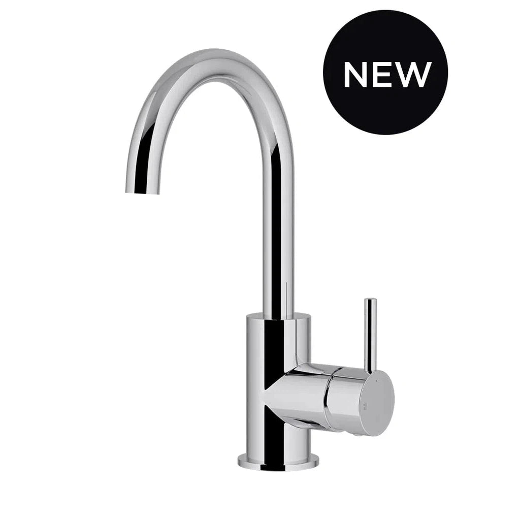 Meir Round Gooseneck Basin Mixer