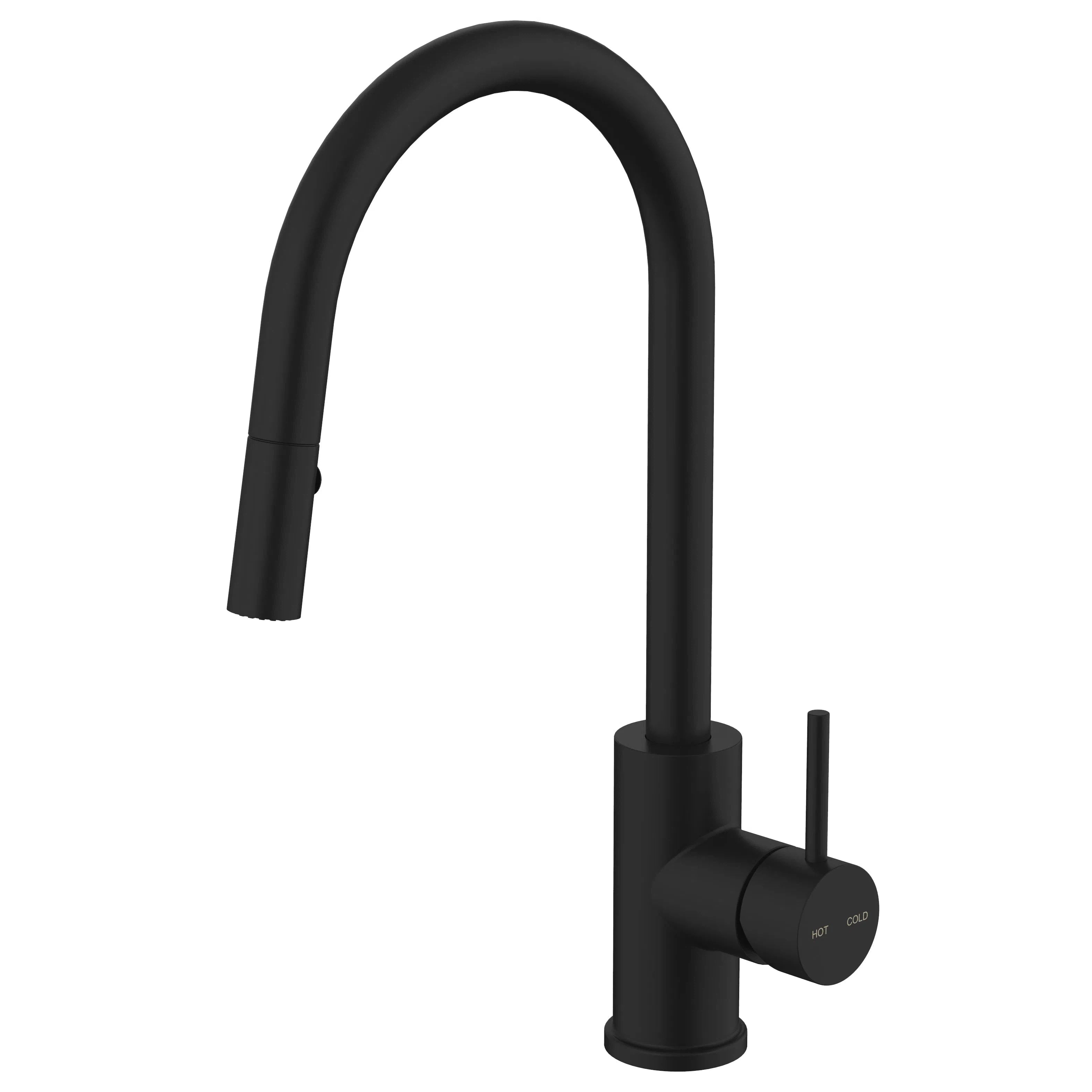 Millennium Cioso Pull Out Spray Sink Mixer - Black