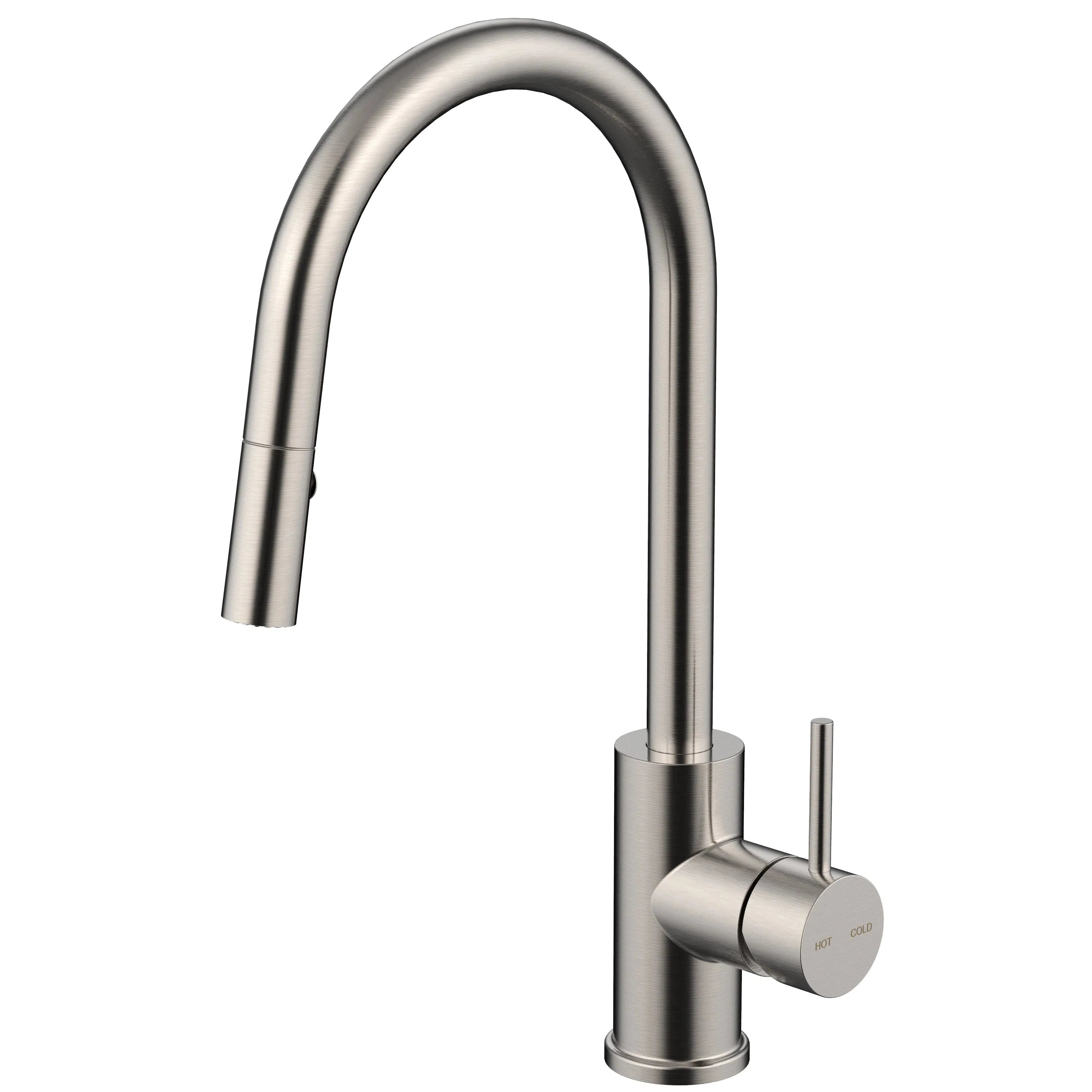 Millennium Cioso Pull Out Spray Sink Mixer - Brushed Nickel