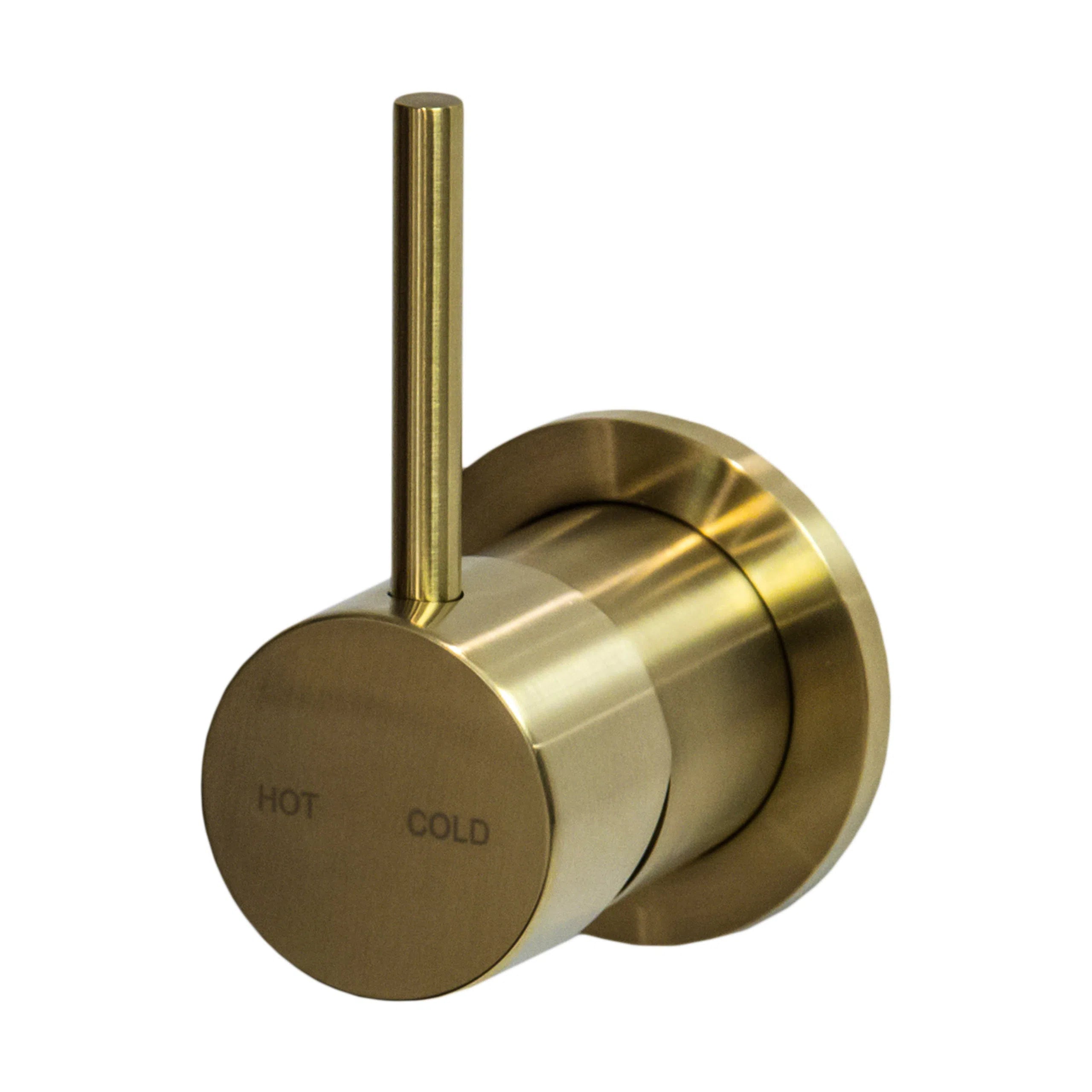 Millennium Cioso Pin Up Shower Mixer - Modern Brass