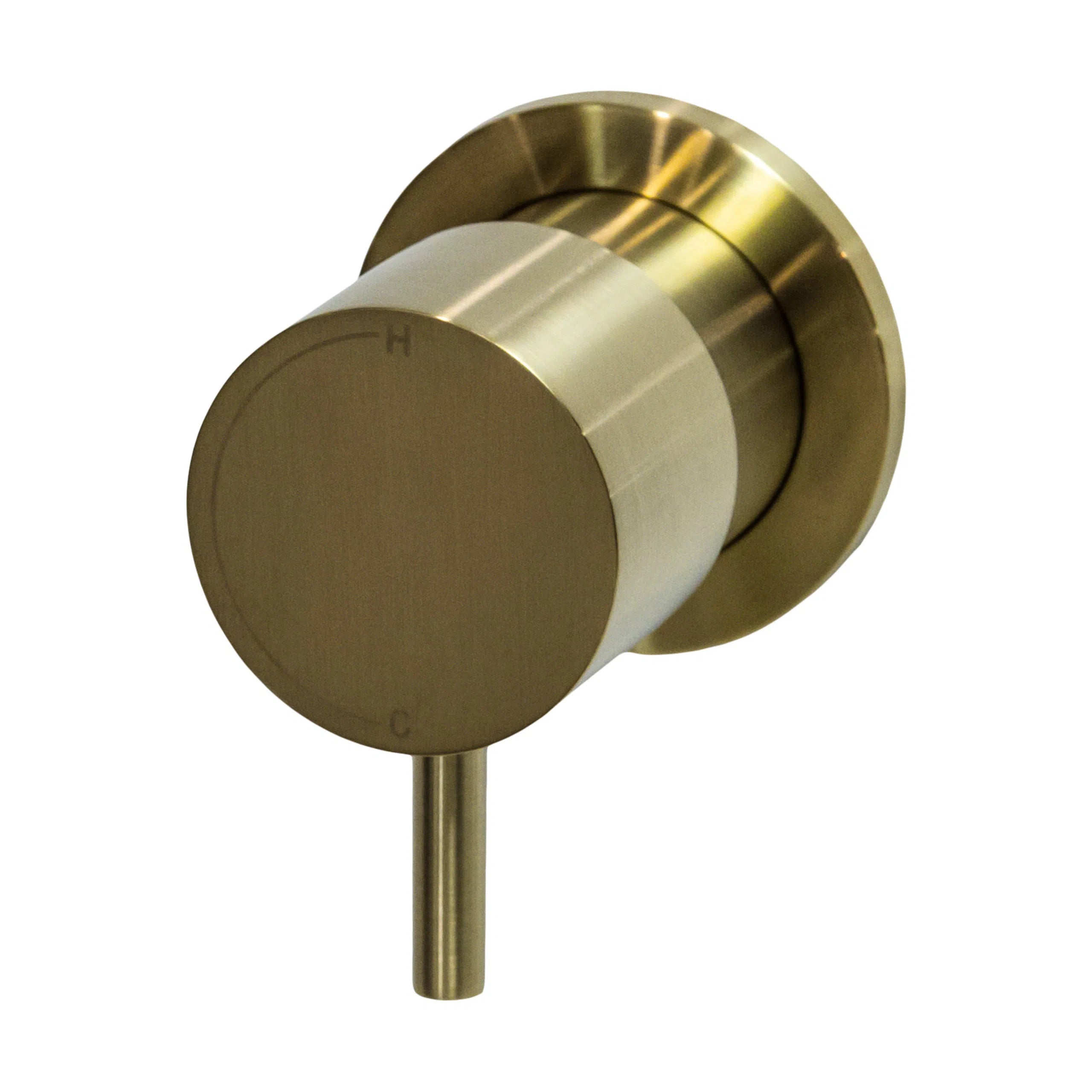 Millennium Cioso Progressive Wall Mixer Pin Down - Modern Brass