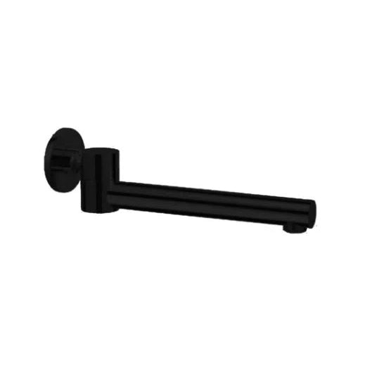 Nero Dolce Wall Mounted Swivel Bath Spout Matte Black