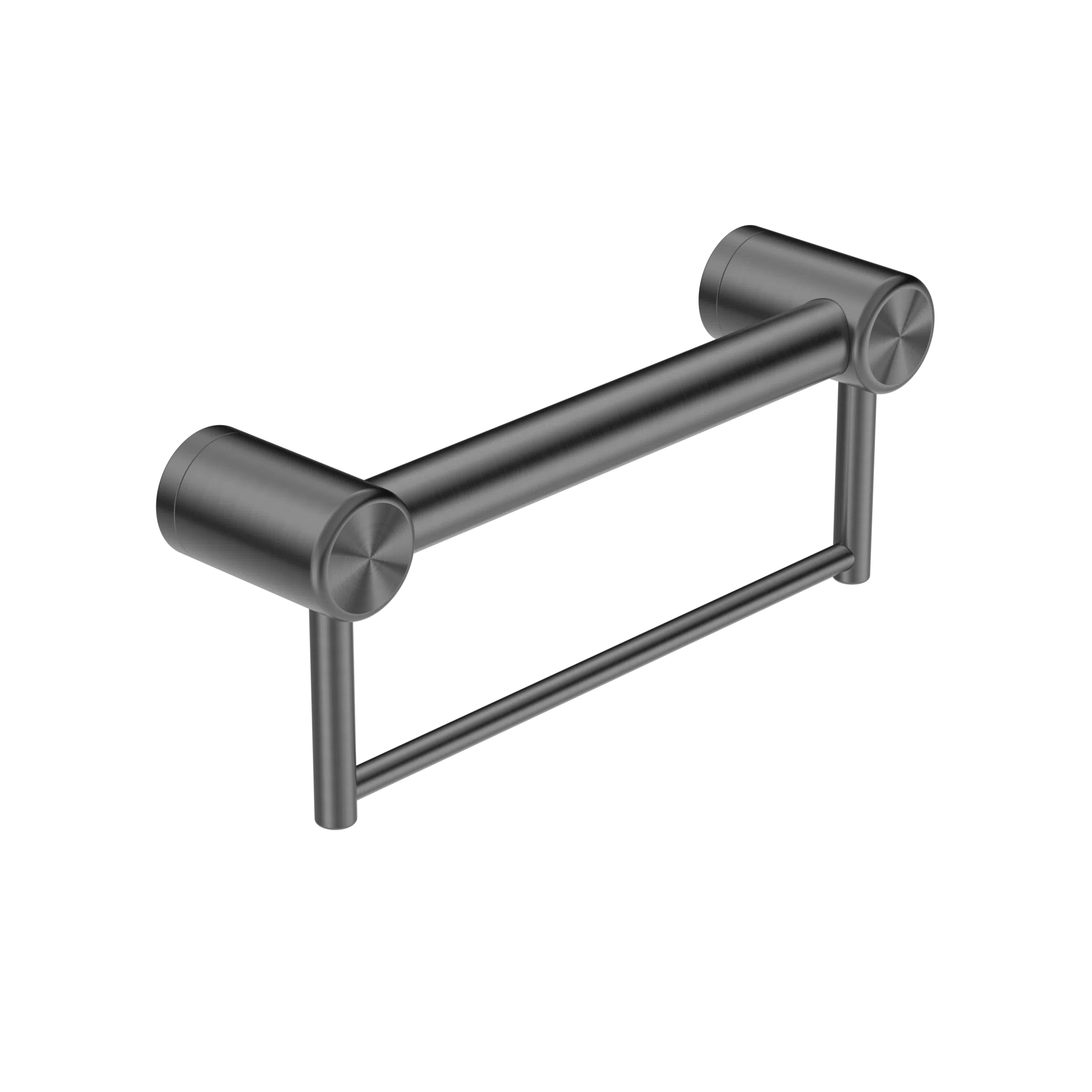 Nero Mecca Care 32mm Grab Rail With Towel Holder 300mm