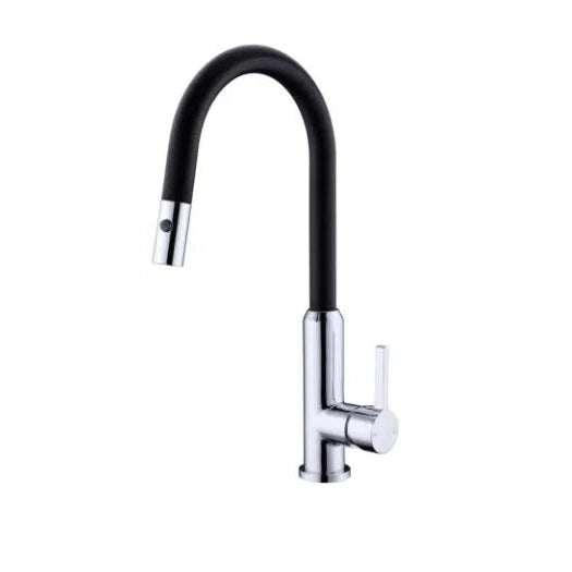 Nero Kitchen Pull Out Sink Mixer With Vegie Spray Function Matte Black