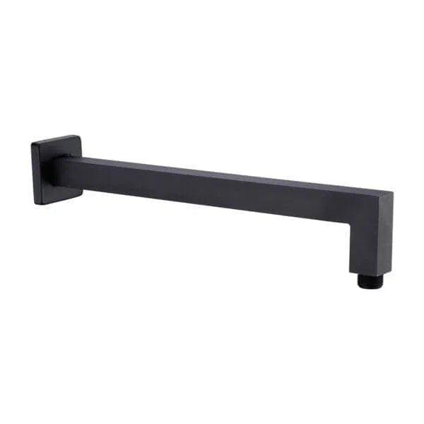 Nero Square Shower Arm L Shape Matte Black