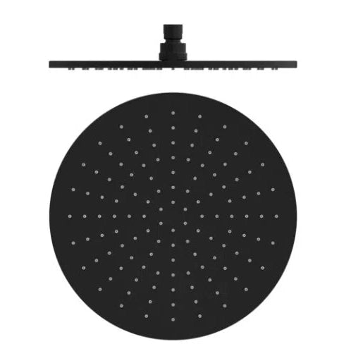 Nero Round Shower Head Matte Black 300mm