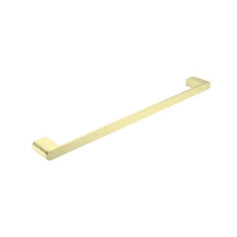 Nero Bianca Single Towel Rail 800mm Brushed Gold