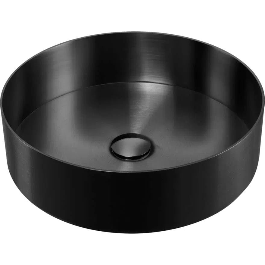 Oliveri Milan Round Stainless Steel Basin - Black