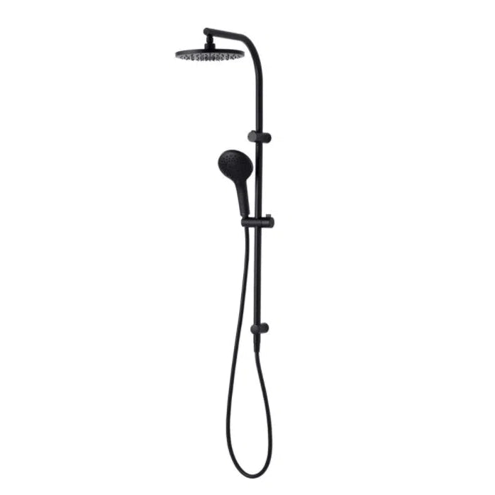 Rome Matte Black Dual Shower Set