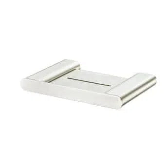 Oliveri Madrid Brushed Nickel Soap Holder With Shelf