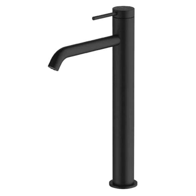 Oliveri Venice Curved Tower Basin Mixer -Matte Black