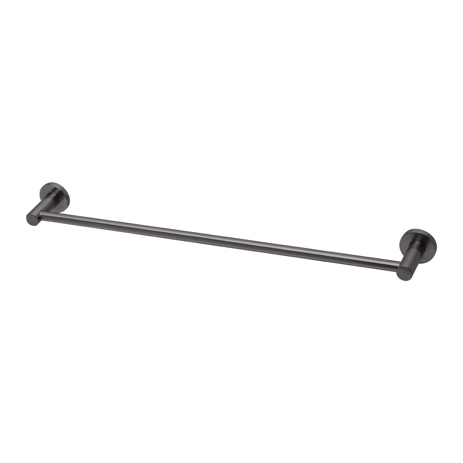 Phoenix Radii Single Towel Rail Round Plate