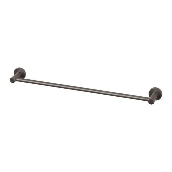 Phoenix Radii Single Towel Rail Round Plate