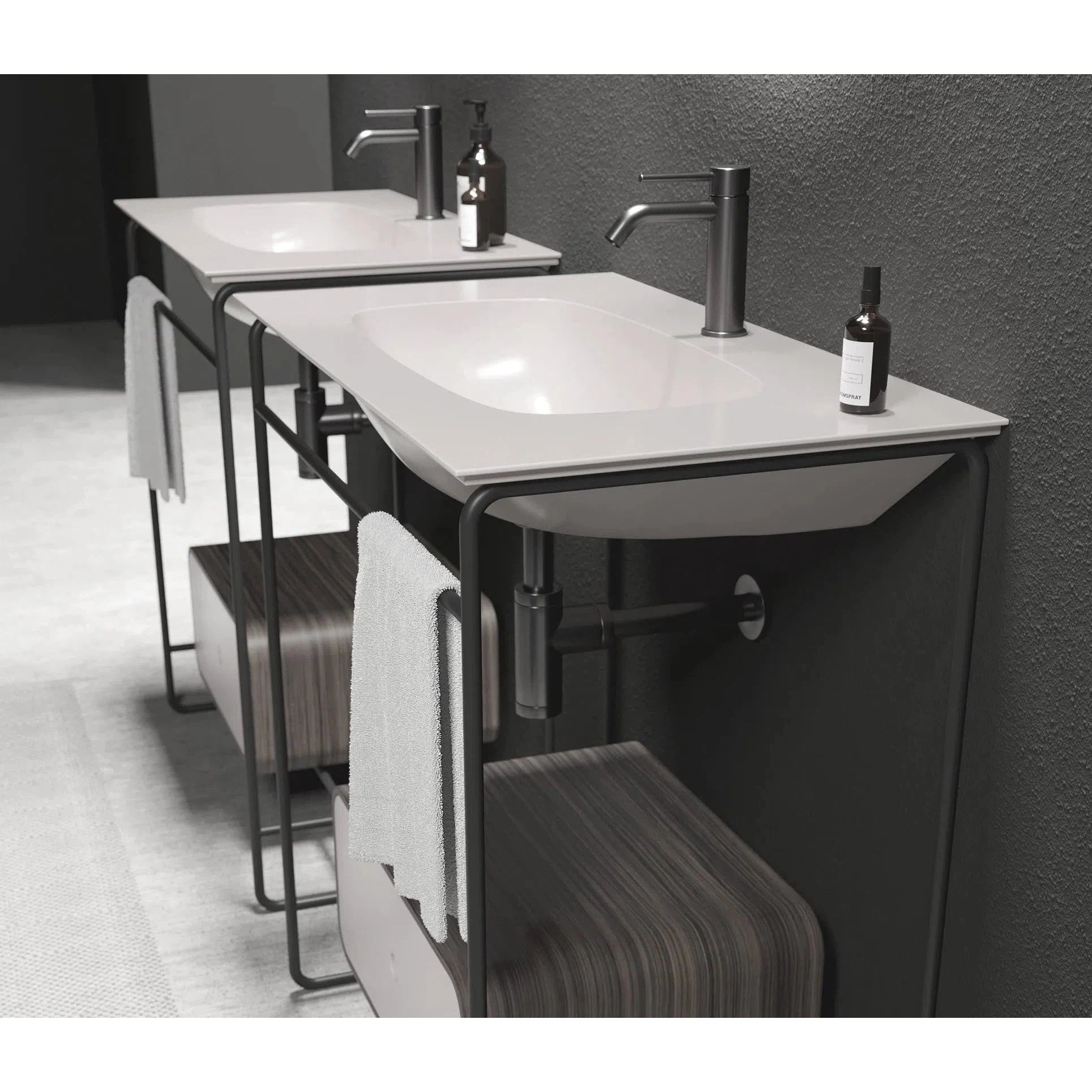 Studio Bagno Nur 102 Wall Hung / Vanity Top Basin