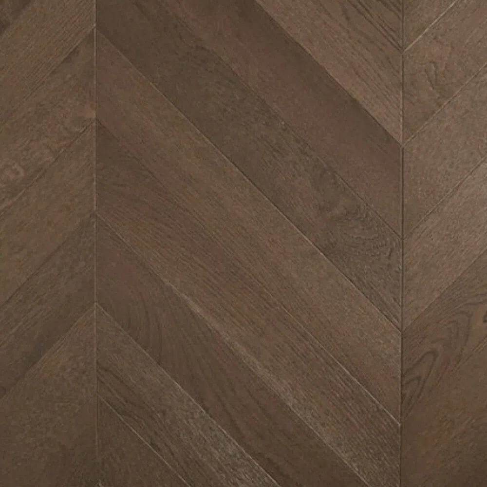 Dark Brown - Preference De Marque Engineered Chevron Parquetry