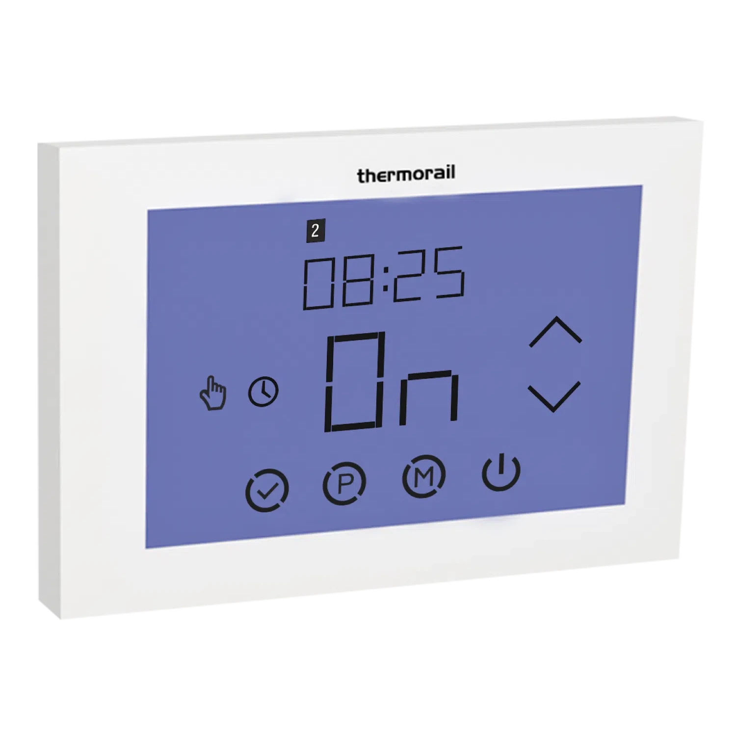 Thermorail 7 Day Touch Screen Timer Landscape White