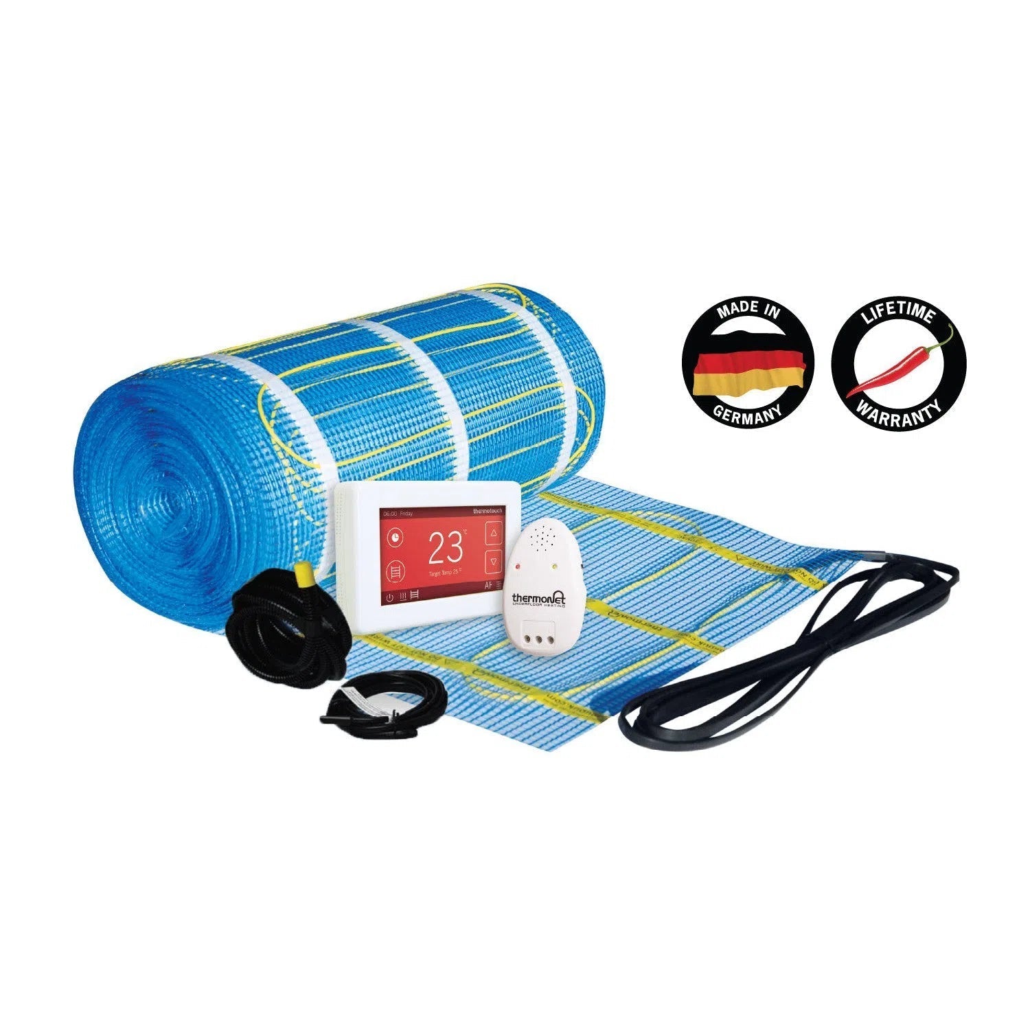 Thermonet 200W/m² In Screed Heating Kit - Dual Controller