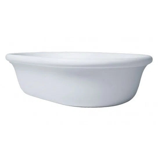 Turner Hastings Blanche 53 x 36 TitanCast Solid Surface Above Counter Basin-Satin Silk White