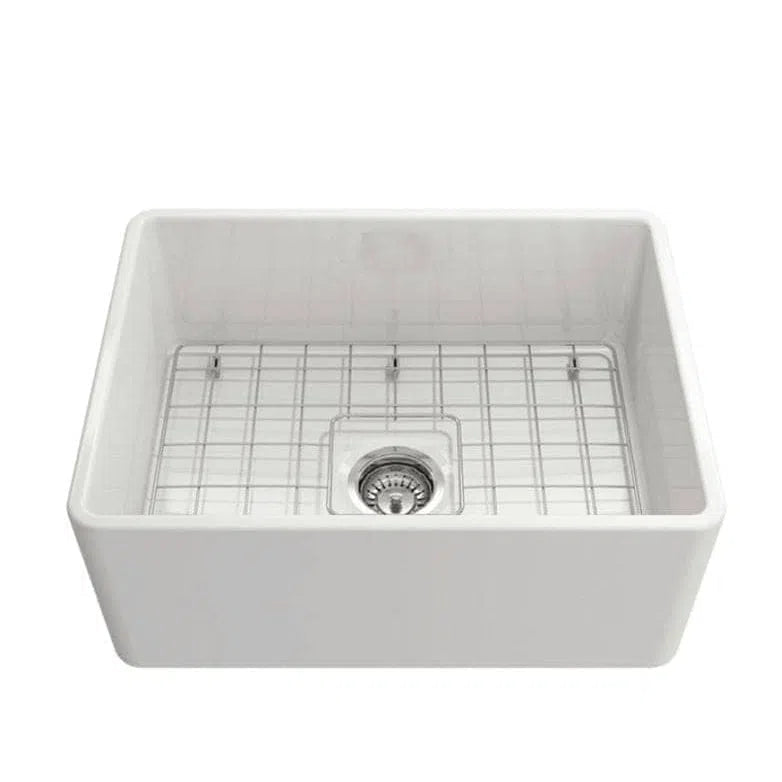 Turner Hastings Novi 60 x 46 Reversible Fine Fireclay Butler Sink - Gloss White