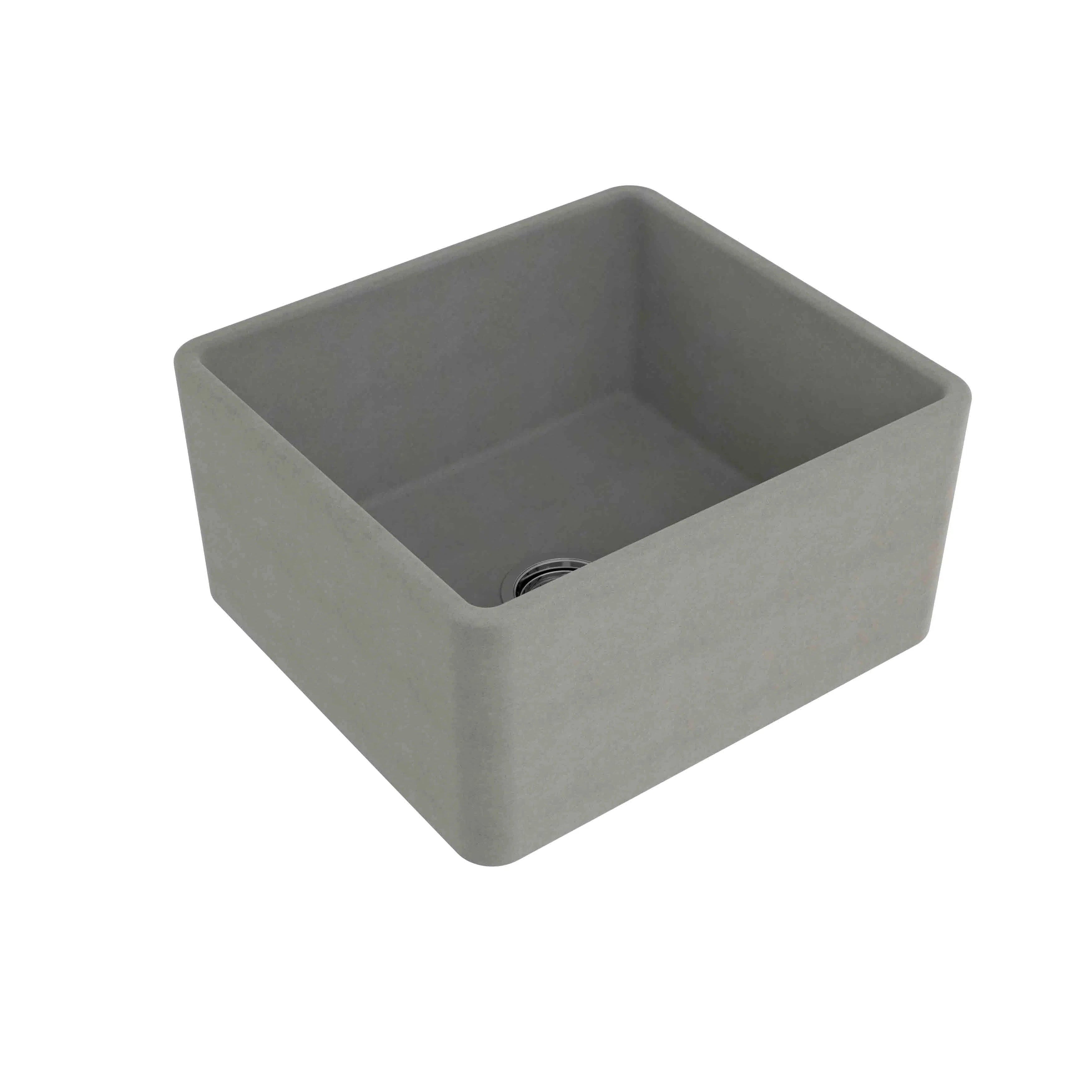 Turner Hastings Novi 50 x 46 Fine Fireclay Concrete Look Butler Sink