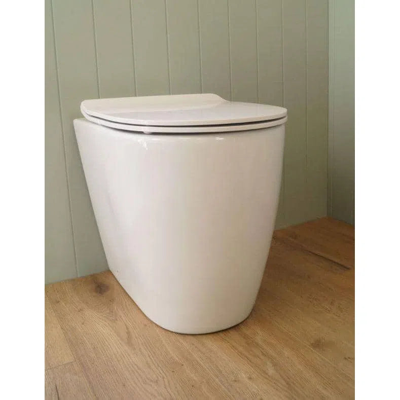 Turner Hastings Narva Rimless Floor Mounted Pan - To Suit Inwall Cistern