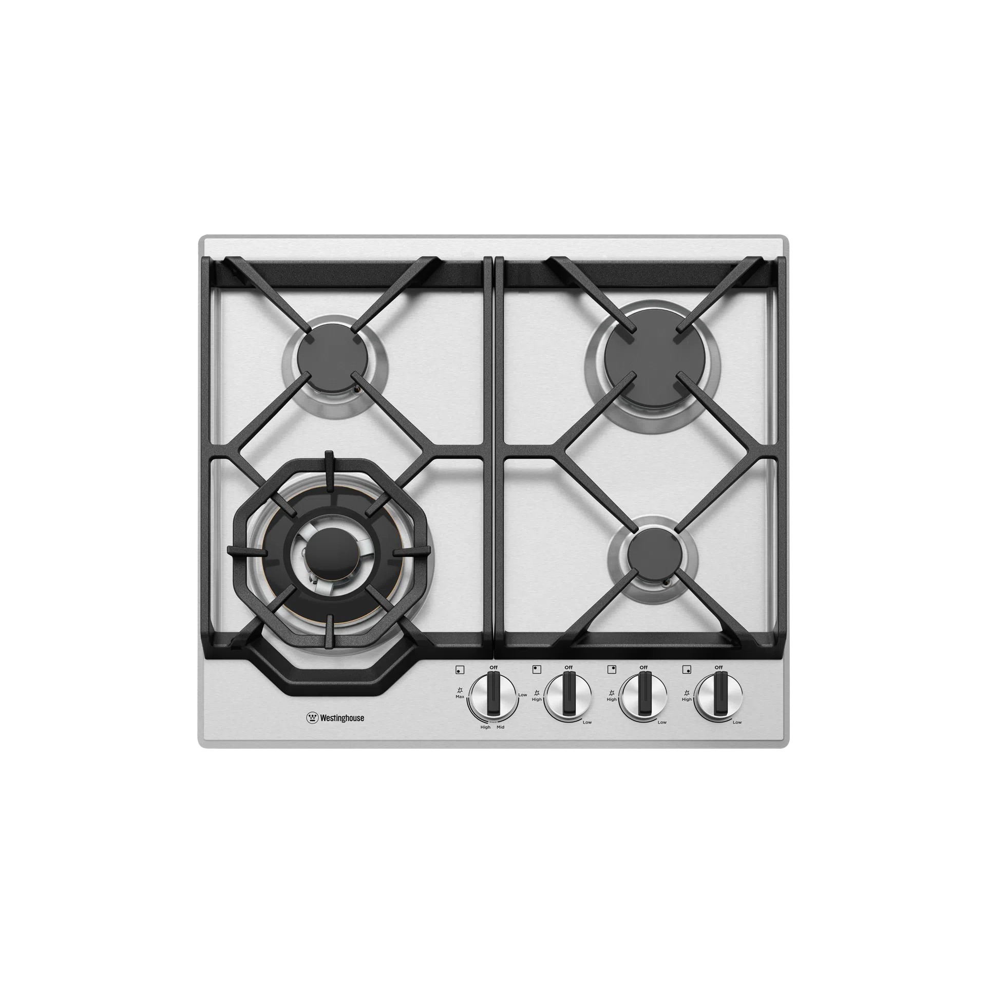 Westinghouse 60cm 4 Burner Gas Cooktop (WHG648SC)