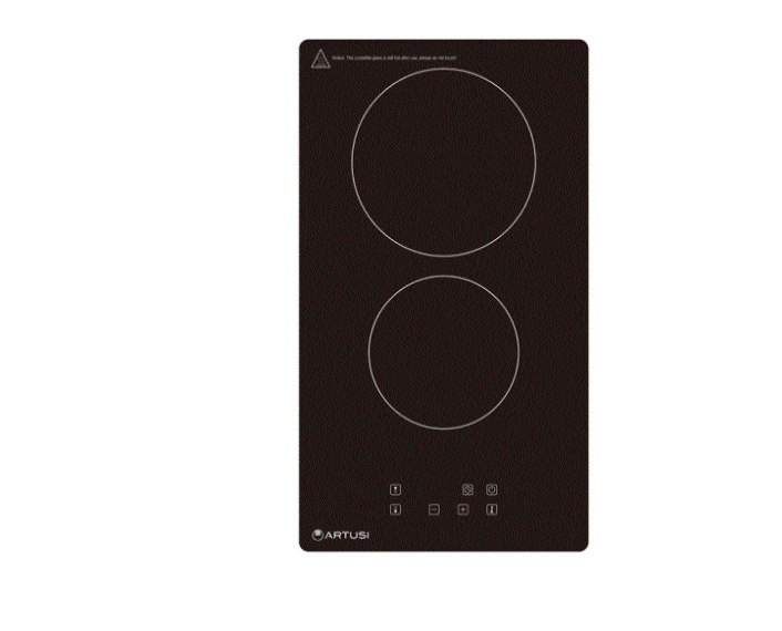 Artusi 30cm Domino Ceramic Cooktop Black