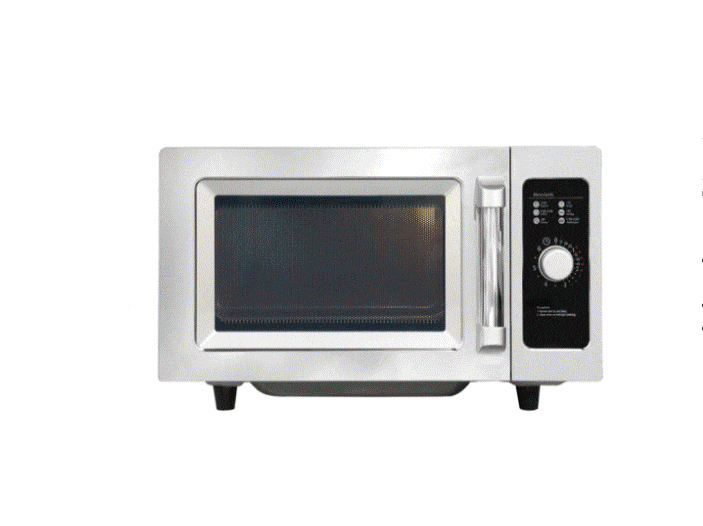 Artusi 51cm Freestanding Microwave Stainless Steel