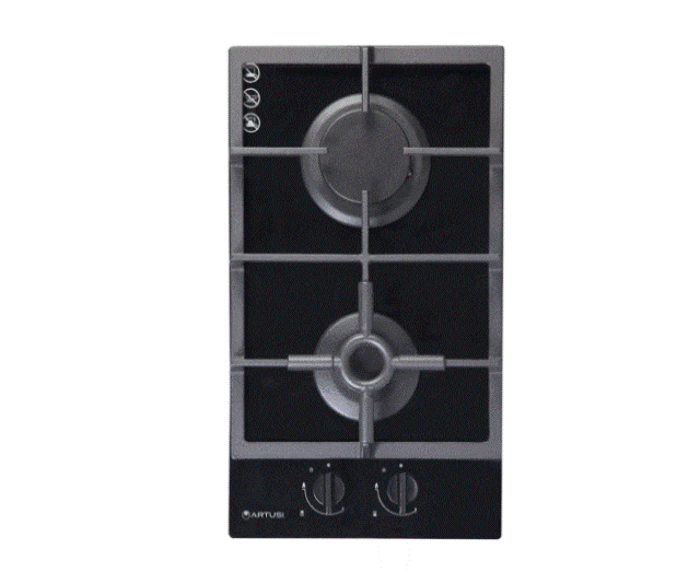 Artusi 30cm Domino Gas Cooktop Black