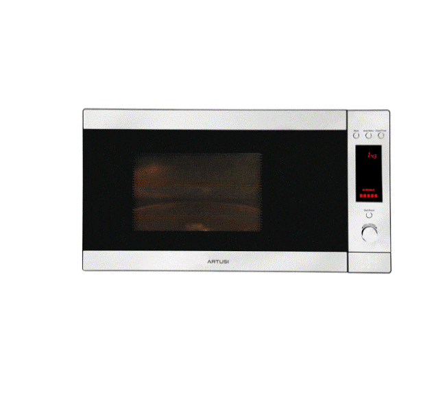 Artusi 52cm Built-In Or Freestanding Microwave Stainless Steel
