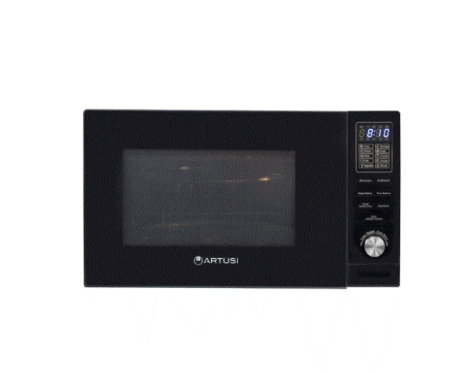 Artusi 51cm Freestanding Microwave Oven With Grill Black