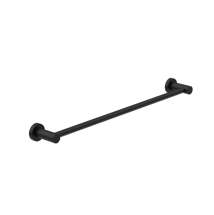 Nero Classic/Dolce Single Towel Rail 800mm Matte Black